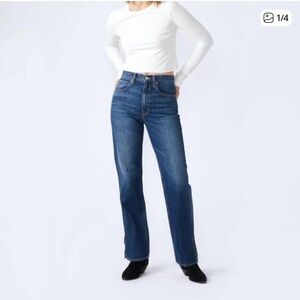 SLVRLAKE London Split Jeans in Don’t Look Back Wash